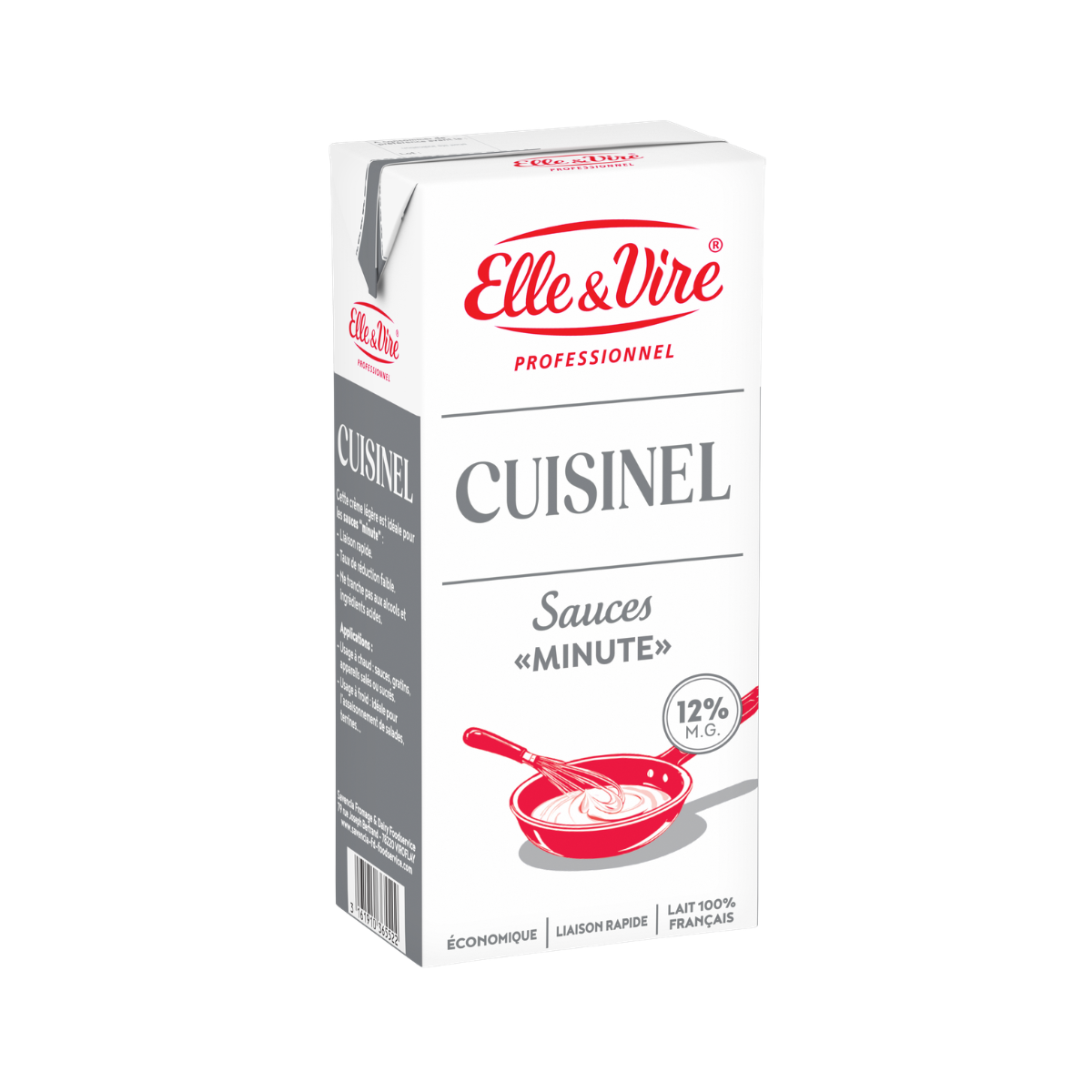 20175401_PACK_EVP_Crème Cuisinel 12% MG_1 L