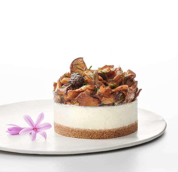 Cheesecake aux champignons